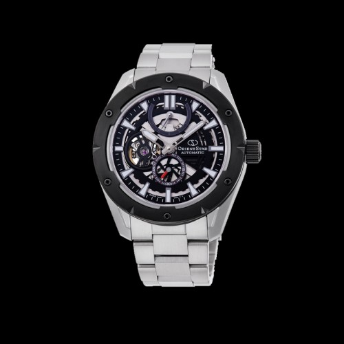 ORIENT STAR: Mechanical Sports Watch, Metal Strap - 43.2mm (RE-AV0A01B)